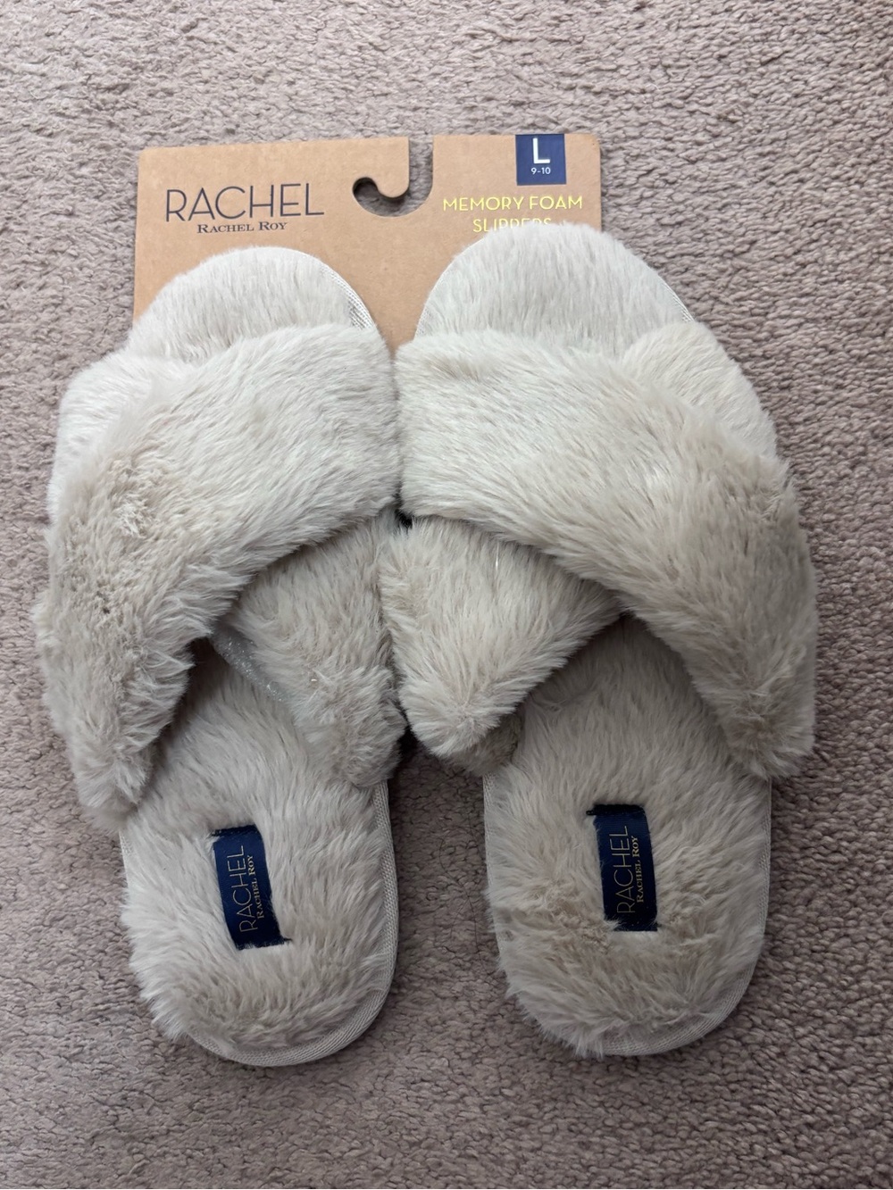 NWT Rachel Roy Memory Foam Slippers